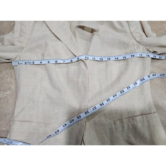 Women's Neiman Marcus Exclusive Linen Blend Jacket/Skirt Suit Size 8 Made in USA - Picture 13 of 16